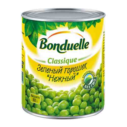 Горошек Bonduelle зеленый нежный 800 г арт. 3347797