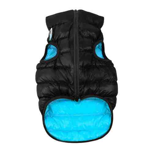 Куртка AiryVest двусторонняя черно-голубая для собак L 65 арт. 3492376