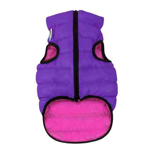 Куртка AiryVest двусторонняя розово-фиолетовая для собак L 65 арт. 3492368