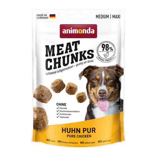 Лакомство Animonda Meat Chunks с курицей для взрослых собак средних и крупных пород 80 г арт. 3423020