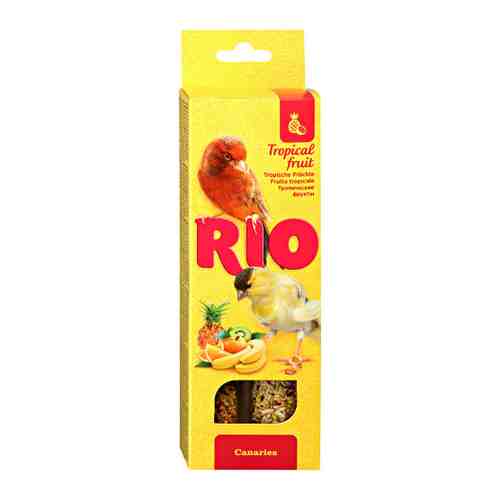 Лакомство Rio Палочки с тропическими фруктами для канареек 2 штуки по 40 г арт. 3496952