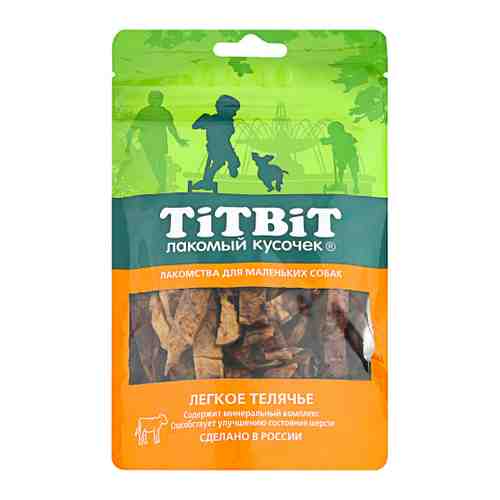 Лакомство Titbit Легкое телячье для маленьких собак 50 г арт. 3391791