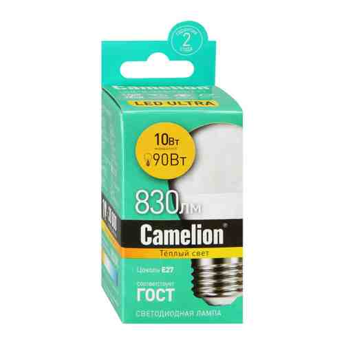 Лампа Camelion Led G45 E27 10W арт. 3471618
