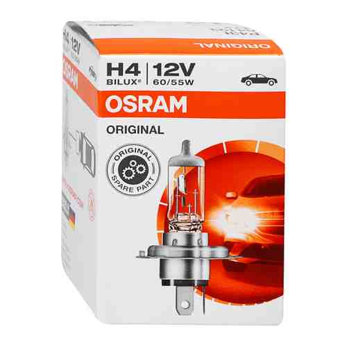 Лампа Osram Original Lin 12V H4 60/55W P43t 1 штука арт. 3441940