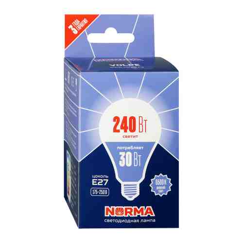 Лампа Volpe Led E27 30W 6500K арт. 3480948