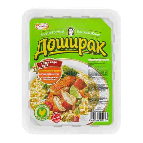 Лапша Доширак со вкусом курицы быстрого приготовления 90 г арт. 3081819