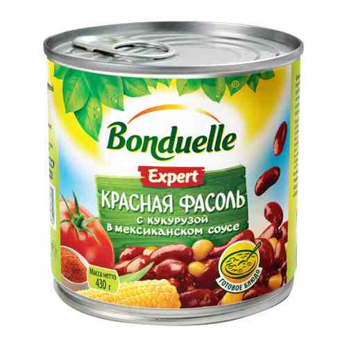 Фасоль Bonduelle Expert красная с кукурузой в мексиканском соусе 430 г арт. 3347809