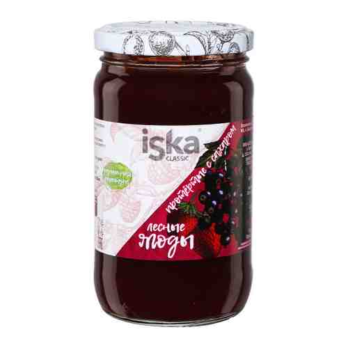 Ягода Iska протертая с сахаром лесная ягода 420 г арт. 3471703