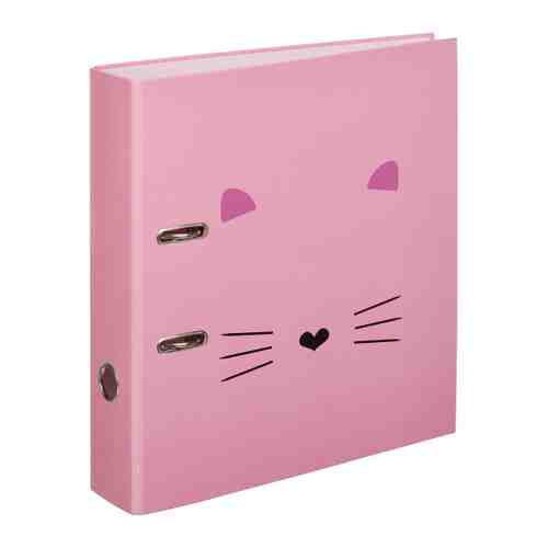 Папка-регистратор №1 School Kitty А4 75 мм розовая арт. 3508921