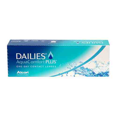 Линзы мягкие контактные Dailies Aqua Comfort Plus R:=8.7; D:=-4.25 (блистер 30 штук) арт. 3250998