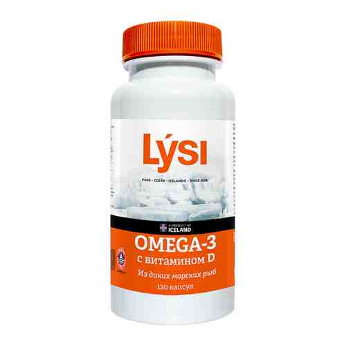 Лиси Омега-3 +D Рыбий жир 500 мг (120 капсул) арт. 3401976