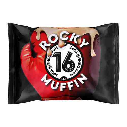 Маффин Mr.Djemius ZERO протеиновый низкоуглеводный Rocky Muffin Морковный торт без сахара 55 г арт. 3521080