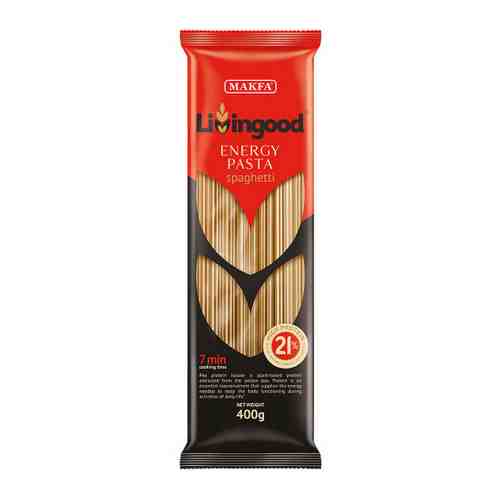 Макаронные изделия Livingood LG Energy Pasta Spaghetti 400 г арт. 3439301