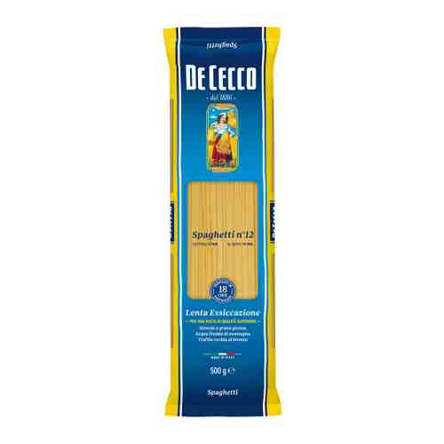 Макаронные изделия De Cecco №12 Spaghetti 500 г арт. 3186092