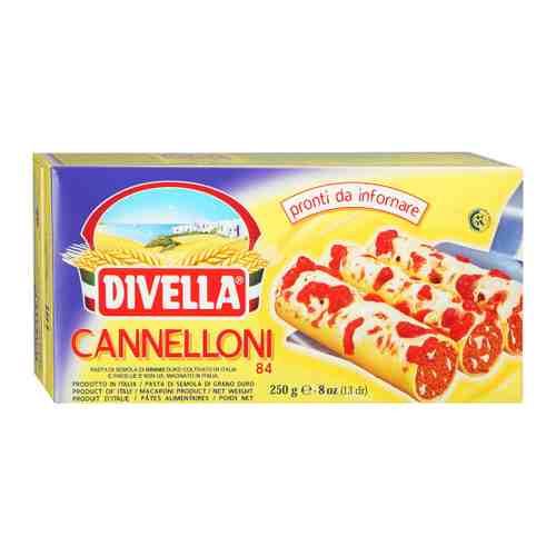 Макаронные изделия Divella Cannelloni 250 г арт. 3450143