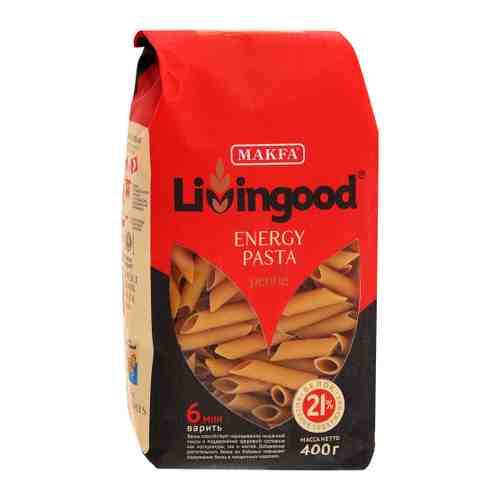 Макаронные изделия Livingood LG Energy Pasta Penne 400 г арт. 3439300