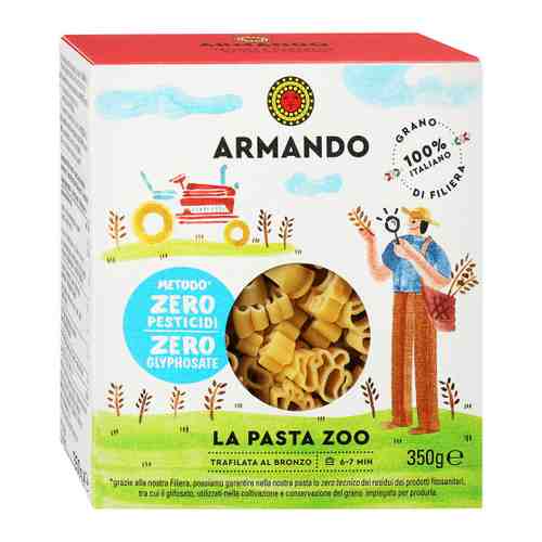 Макаронные изделия Armando для супа Зоопарк Pasta Zoo 350 г арт. 3487534