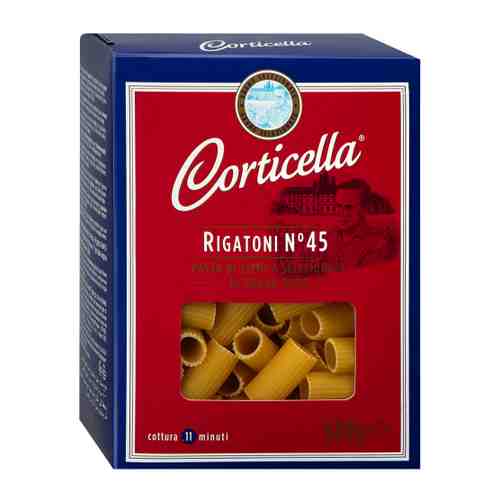 Макаронные изделия Corticella Rigatoni №45 Рифленые трубочки 500 г арт. 3438973