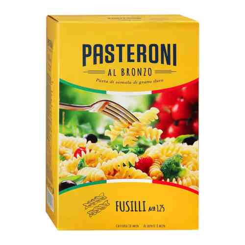 Макаронные изделия Pasteroni №125 Fusilli 450 г арт. 3322763