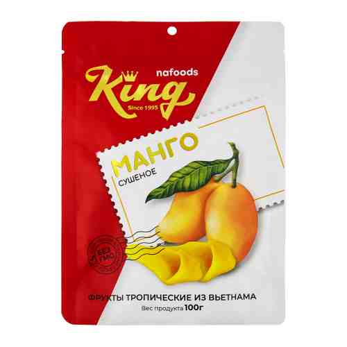 Манго King сушеное пакет 100 г арт. 3460119