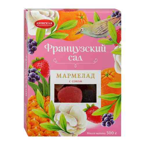 Мармелад Азовская кондитерская фабрика Французский сад желейный с натуральным соком 300 г арт. 3360099
