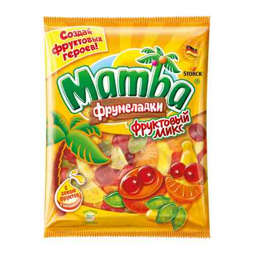 Мармелад Mamba жевательный фруктовый микс 140 г арт. 3410877