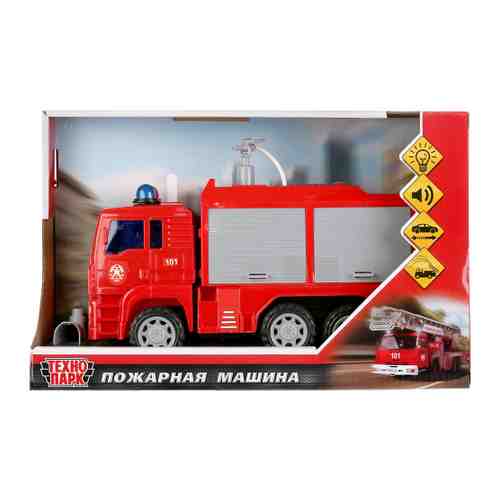 Машинка Технопарк инерционная Пожарная 24 см арт. 3432614
