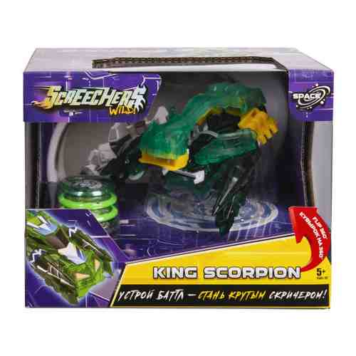 Машинка-трансформер Screechers Wild Кинг Скорпион 10 см арт. 3482563