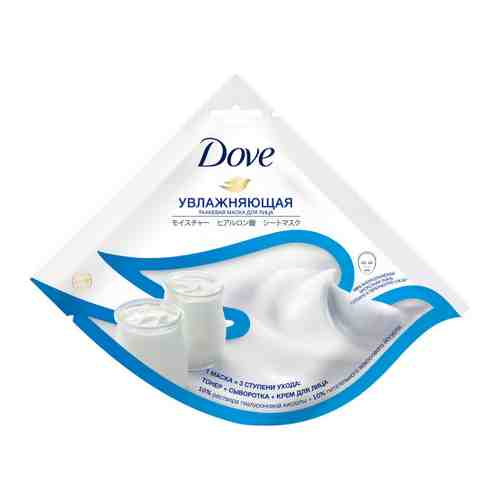 Маска для лица Dove увлажняющая с кокосовым йогуртом и гиалуроновой кислотой тканевая 1 шт арт. 3487614