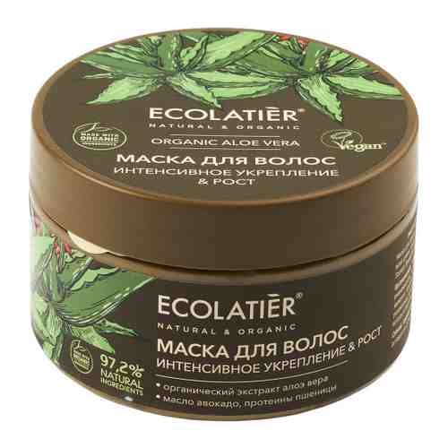 Маска для волос Ecolatier Green Organic Aloe Vera Интенсивное укрепление & Рост 250 мл арт. 3425884