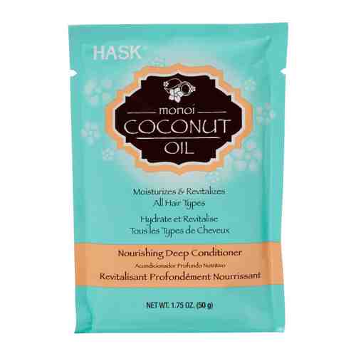 Маска для волос Hask питательная с кокосовым маслом 50 г арт. 3407867