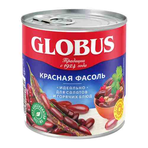 Фасоль Globus красная натуральная 400 г арт. 3038358
