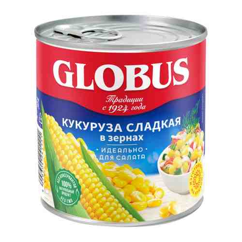 Кукуруза Globus сладкая в зернах 340 г арт. 3038766