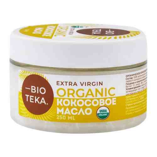 Масло Bioteka кокосовое Organic Extra Virgin нерафинированное 250 мл арт. 3462010