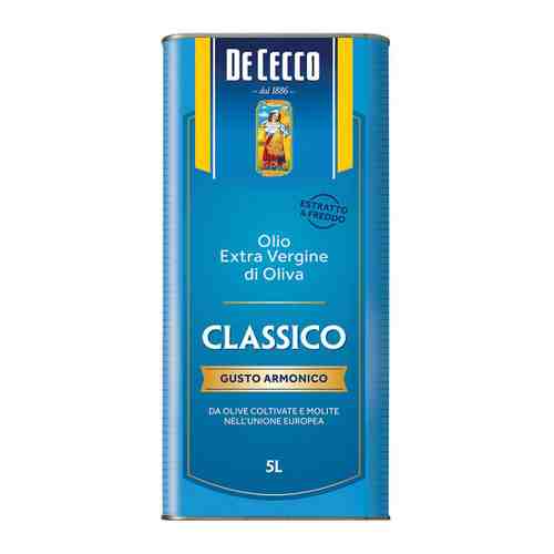 Масло De Cecco оливковое нерафинированное 5 л арт. 3422937