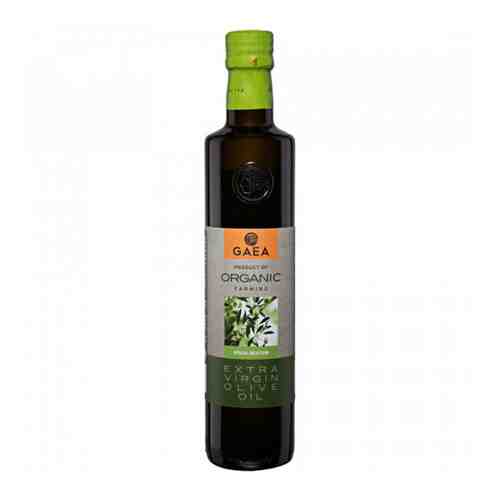 Масло Gaea оливковое Extra Virgin Organic нерафинированное 0.5 л арт. 3377994
