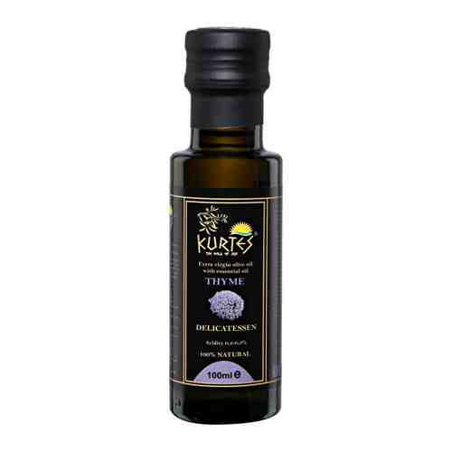 Масло Kurtes оливковое Extra Virgin Delicatessen со вкусом чабреца 100 мл арт. 3486901