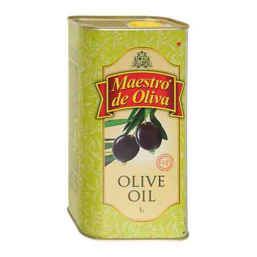 Масло Maestro de Oliva Olive Oil 1 л железная банка арт. 3148986