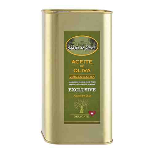 Масло Masia de Simon Exlusive оливковое Extra Virgin 1 л арт. 3443618