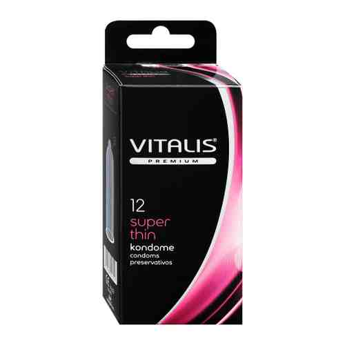 Презервативы Vitalis Premium №12 super thin супер тонкие 12 штук арт. 3492311