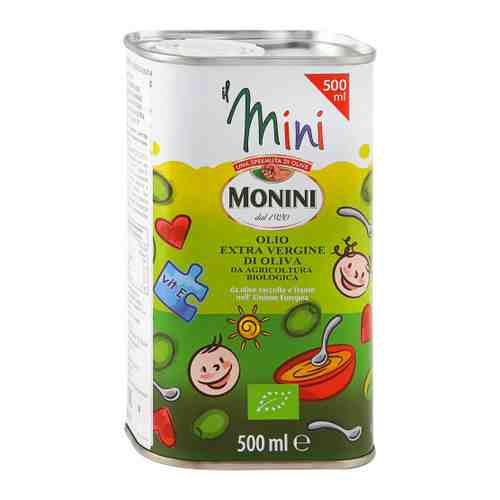 Масло Monini оливковое Extra Virgin Il Mini Bio 0.5 л арт. 3414267