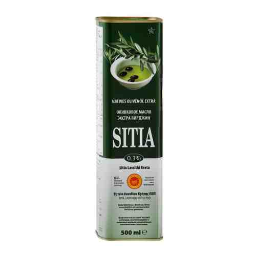 Масло Sitia оливковое кислотность 0.3% 0.5 л арт. 3482095