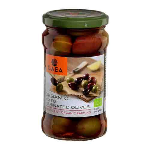 Ассорти Gaea маринованные оливки Organic с косточкой 300 г арт. 3378550