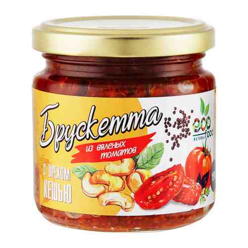 Брускетта Ecofood из вяленых томатов с орехом кешью 190 г арт. 3481826
