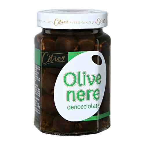Оливки Citres Olive Nere Denocciolate черные без косточек 290 г арт. 3471207