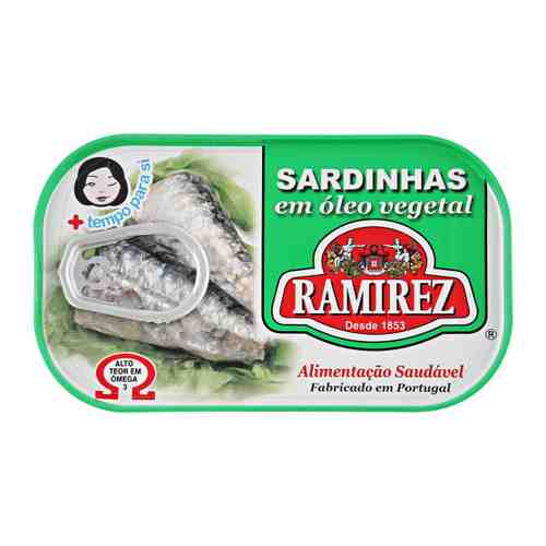 Сардины Ramirez в растительном масле 125 г арт. 3503278