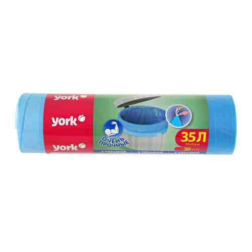 Мешки для мусора York с тесьмой 35 л 20 штук арт. 3519622