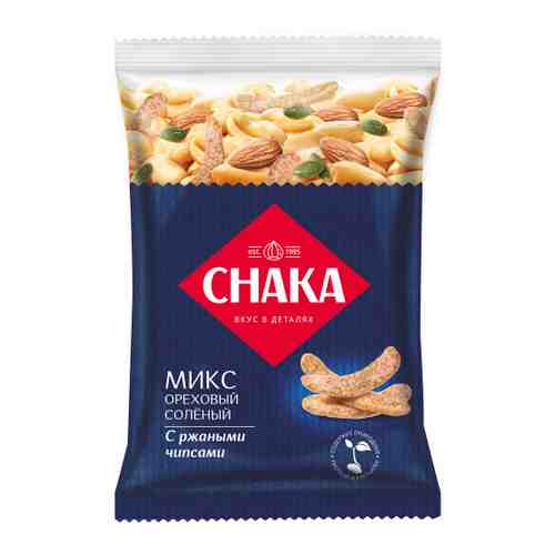 Микс Chaka ореховый соленый с ржаными чипсами 70 г арт. 3383761