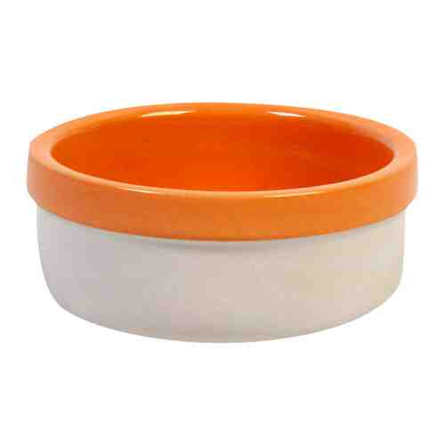 Миска Rosewood керамическая оранжевая для грызунов 9 см арт. 3422448