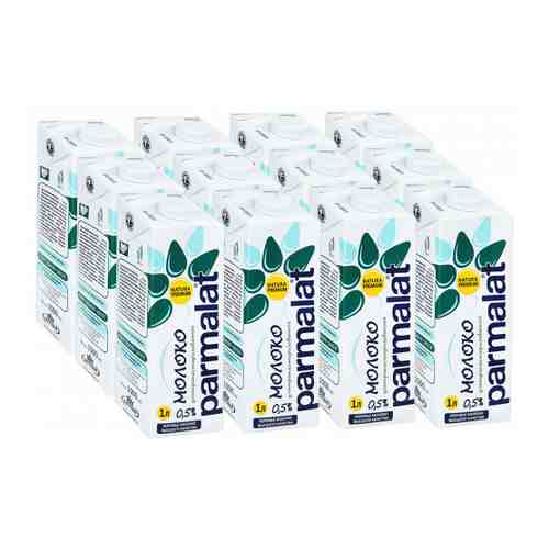 Молоко Parmalat ультрапастеризованное 0.5% 12 штук по 1 л арт. 3306730